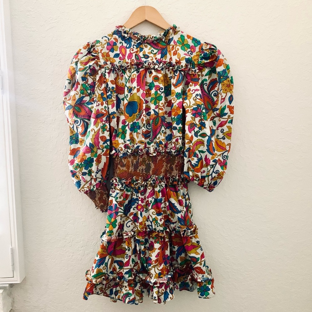 House of Harlow Floral Ruffle Mini Dress - Picture 10 of 12